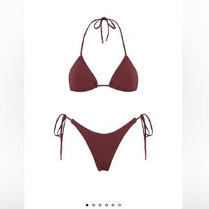 Vinca Parna triangl bikini set